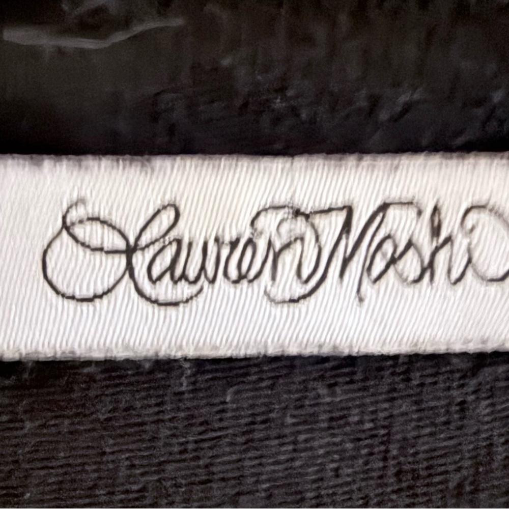 Lauren Moshi Edda Crystal Sprinkle Lip Tee Black Tee Soze Small - Picture 4 of 4